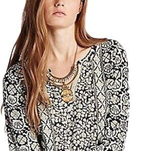 Lucky Brand Women's Block Floral Top